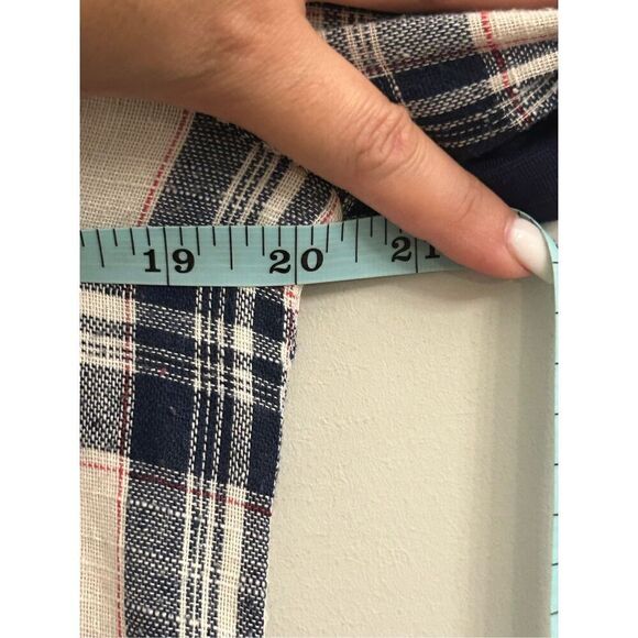 THML plaid and solid top size M - Picture 5 of 7